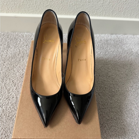 Christian Louboutin Pigalle 85MM Patent Leather Pumps
